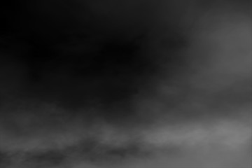 nature fog on black background