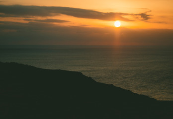 Beautiful Sunset by the Sea