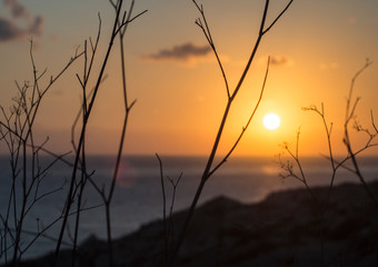 Fototapeta premium Beautiful Sunset by the Sea