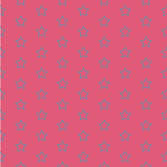 Seamless Pattern with Stars