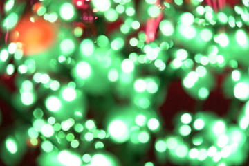 Lights garland Christmas side new year holiday decor