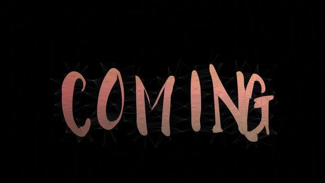 Coming Out Text Merging Tessellation Looping Grid Text Morph