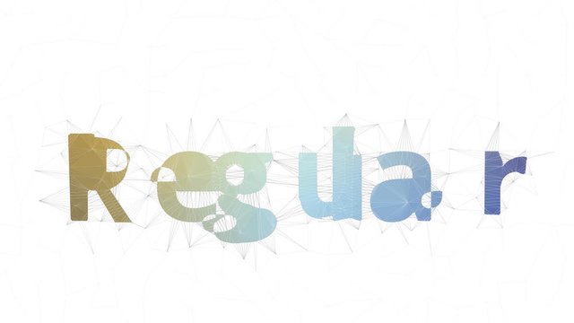 Regular Payment Text Morphing Tessellation Looping Polygons Text Morph