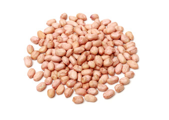 Peanut kernel isolated on white background