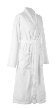 Soft Bathrobe On White Background