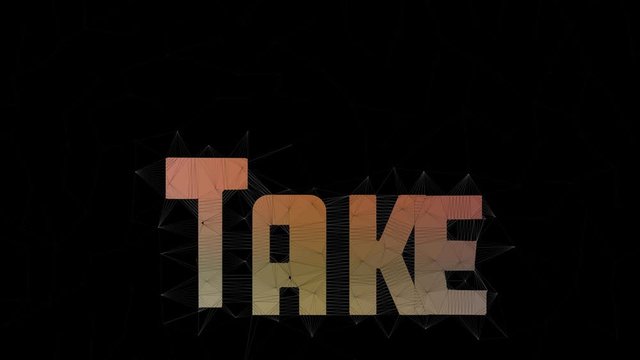 Take Back Text Warping Tessellated Looping Grid Text Morph