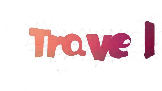 Travel Agent Text Transforming Tessellation Looping Grid Text Morph