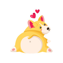 Cute cartoon valentines day