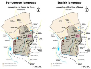 Obraz premium Jerusalem at the time of Jesus