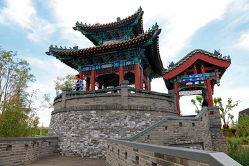 Fototapeta premium Traditional Chinese architectural scenery