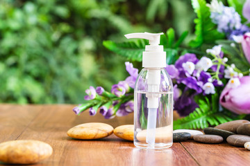 Bottle essential oil for spa massage
