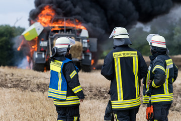 Gruppenführer der Feuerwehr