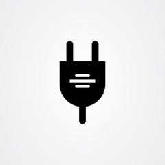 Electric plug icon vector design.