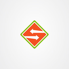 Swap arrow icon vector design