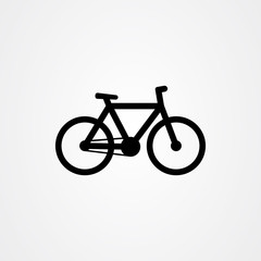 Bicycle icon logo vector design
