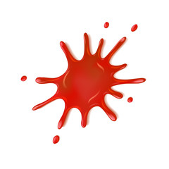 Realistic blood spatter