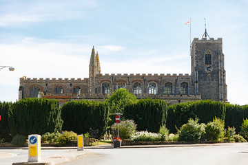 Saint Peter and St Paul's Church, Clare in Suffolk, UK, was built 13-15 century