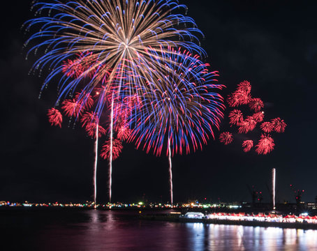 Beautiful Fireworks, Kobe, Japan