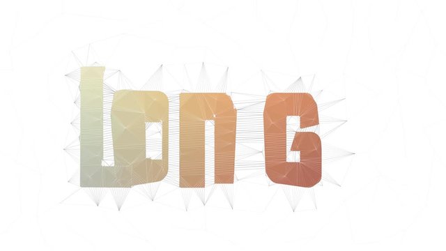 Long Beach Text Merging Tessellation Looping Triangles Text Morph