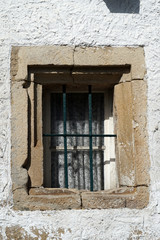 Fototapeta na wymiar Fenster von einem historischen Fachwerkhaus aus dem 16 Jahrhundert