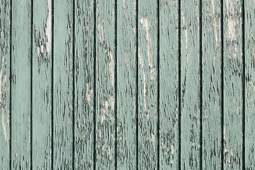 Arrière-plan vieux mur vert en bois, texture de peinture écaillée