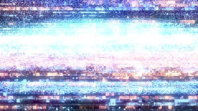 Video Background 2465: Futuristic data abstraction flickers and rolls (Loop).