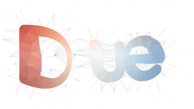Due Date Text Changing Tessellating Looping Grid Text Morph