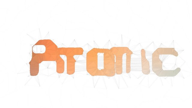 Atomic Energy Text Warping Tessellation Looping Meshes Text Morph