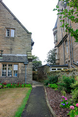 Fototapeta premium st Andrews university campus landscape, on September 15, 2016, England