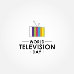 World Television Day Vector Design Template