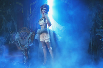 Obraz premium mysterious young witch