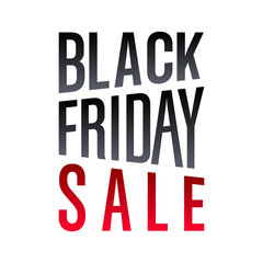 Black friday sale vector illustration.