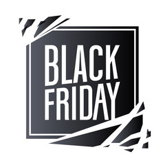 Black friday sale vector illustration.