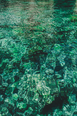 Crystal clear water in Puglia, Italy