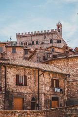 streets of gubbio italy