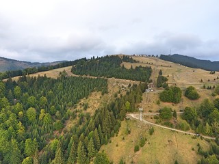 Obraz premium Amazingly beautiful Romania. Drone footage.