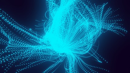 3d rendering Technology Tree Pattern Concept render Background. Abstract Scifi PCB Trace Data