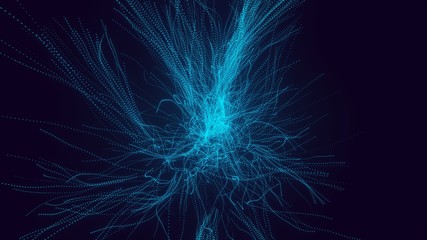 3d rendering Technology Tree Pattern Concept render Background. Abstract Scifi PCB Trace Data