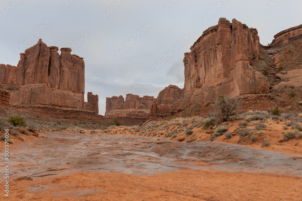 Wall mural Scenic Arches National Park Utah