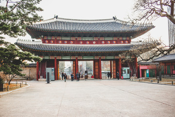 Fototapeta premium korean temple in Seoul South Korea