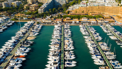 Puerto portals port in Mallorca, Spain