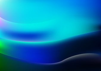 Smooth curve lines vector background