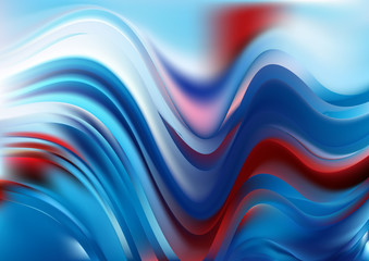 Smooth curve lines vector background