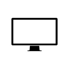 Computer monitor icon vector illustration. EPS 10