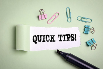 Quick Tips. Tutorial, teaching, studying and conference