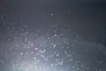 abstract blur lights grey bokeh background
