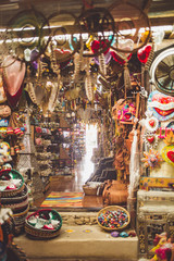 arts and crafts in traditional shop in Tulum Mexico