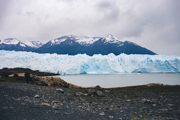Ice from Glacier Perito Moreno Trekking in Patagonia Argentina