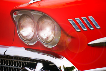 American retro car