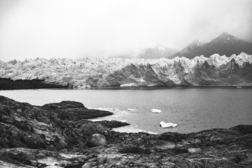 Ice from Glacier Perito Moreno Trekking in Patagonia Argentina
